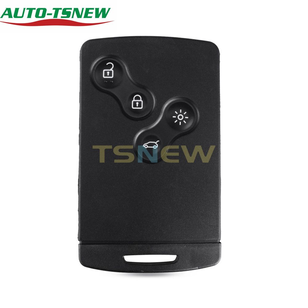 4 Buttons Smart Key Shell For Renault Latitude Captur Replacement Key Case With Key Blank