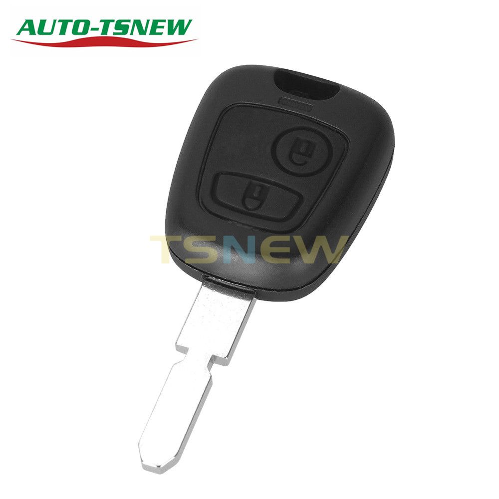 Peugeot 406 2 button remote key blank without logo