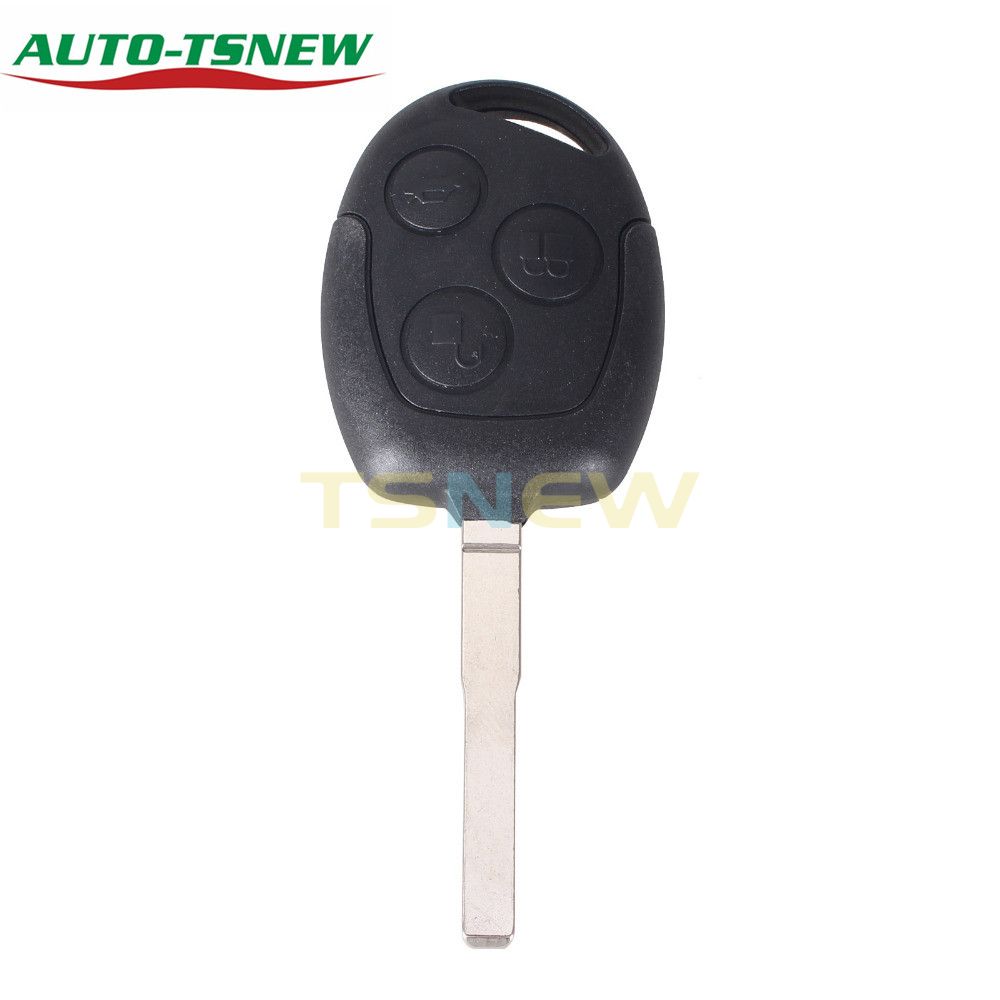 FORD Focus 3 button remote key shell (with battery clamp)