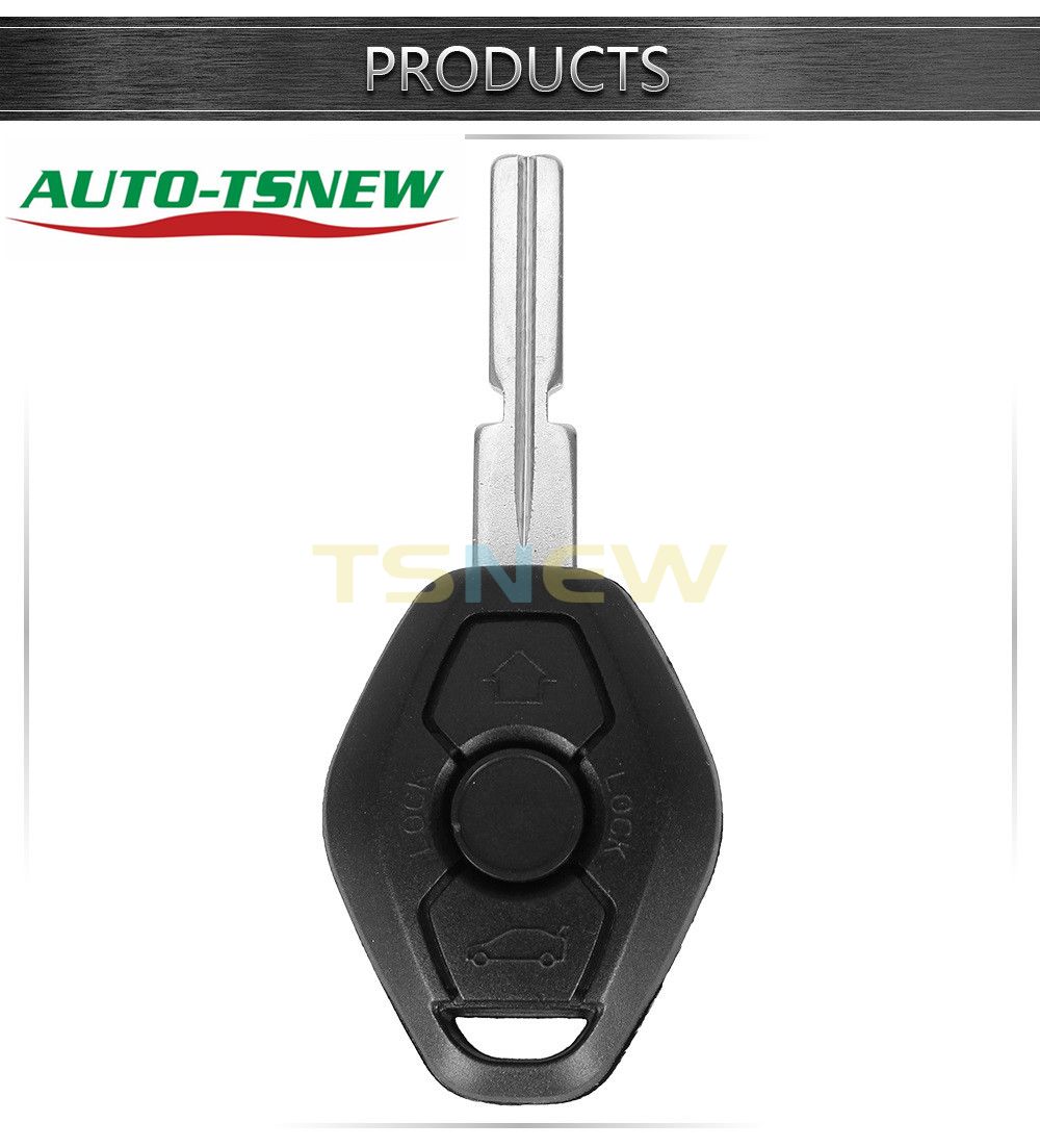 BMW 3 button remote blank  with 2 track(high quality)