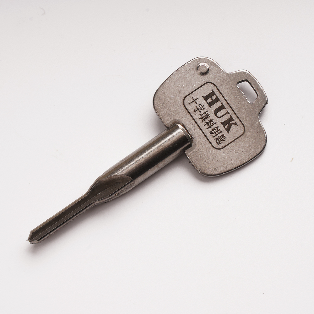 HUK Cross Key Cross-filled Key Locksmith Key for Lock Multifunction Pick Master Cross Key Stainless Still