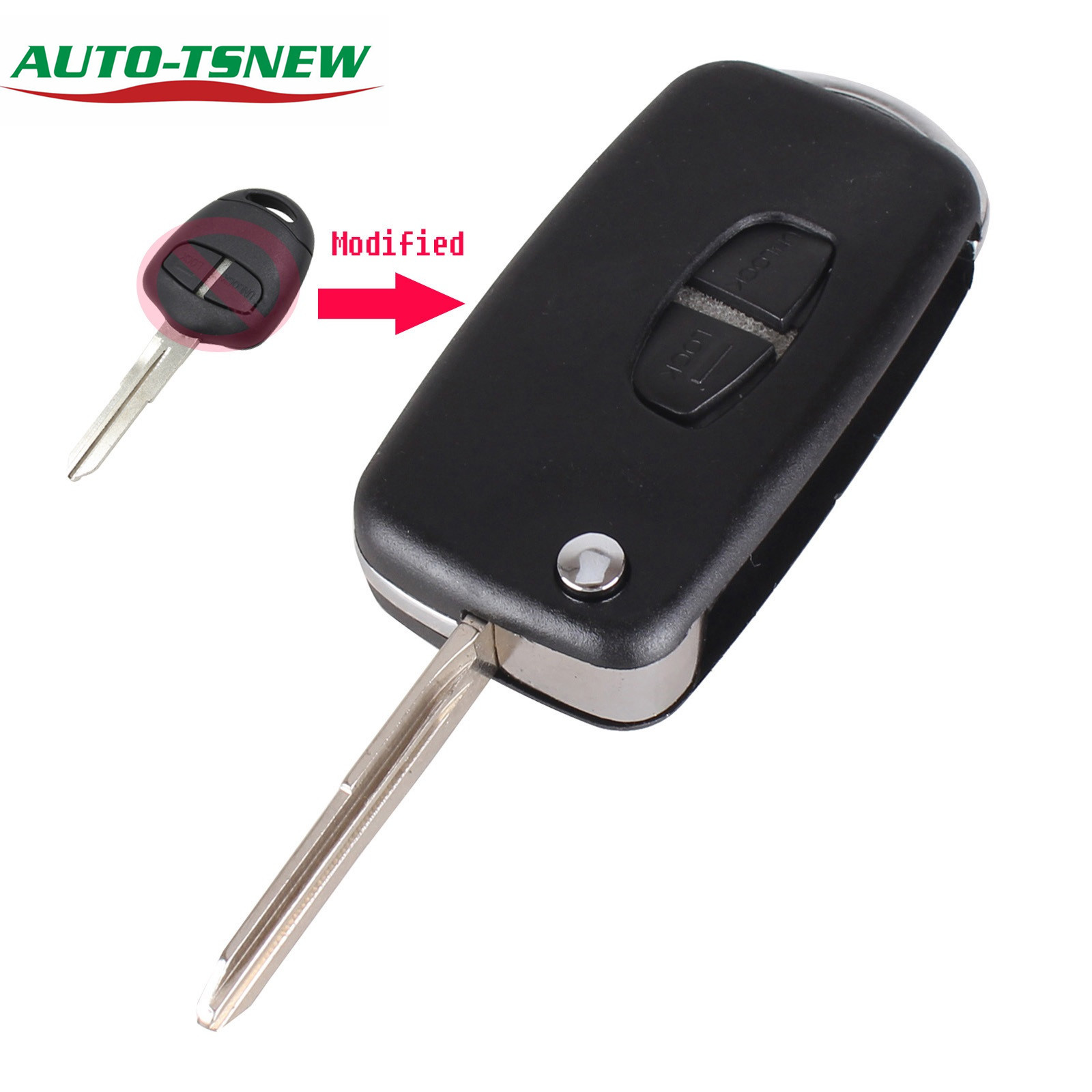 Mitsubish 2 button replacement remote key shell