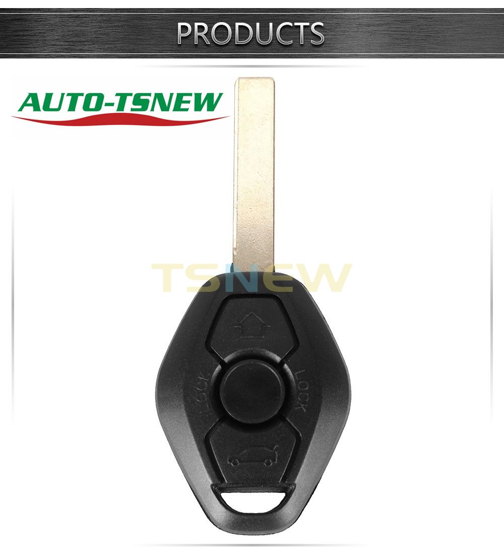 BMW 3 buttons flip remote key blank