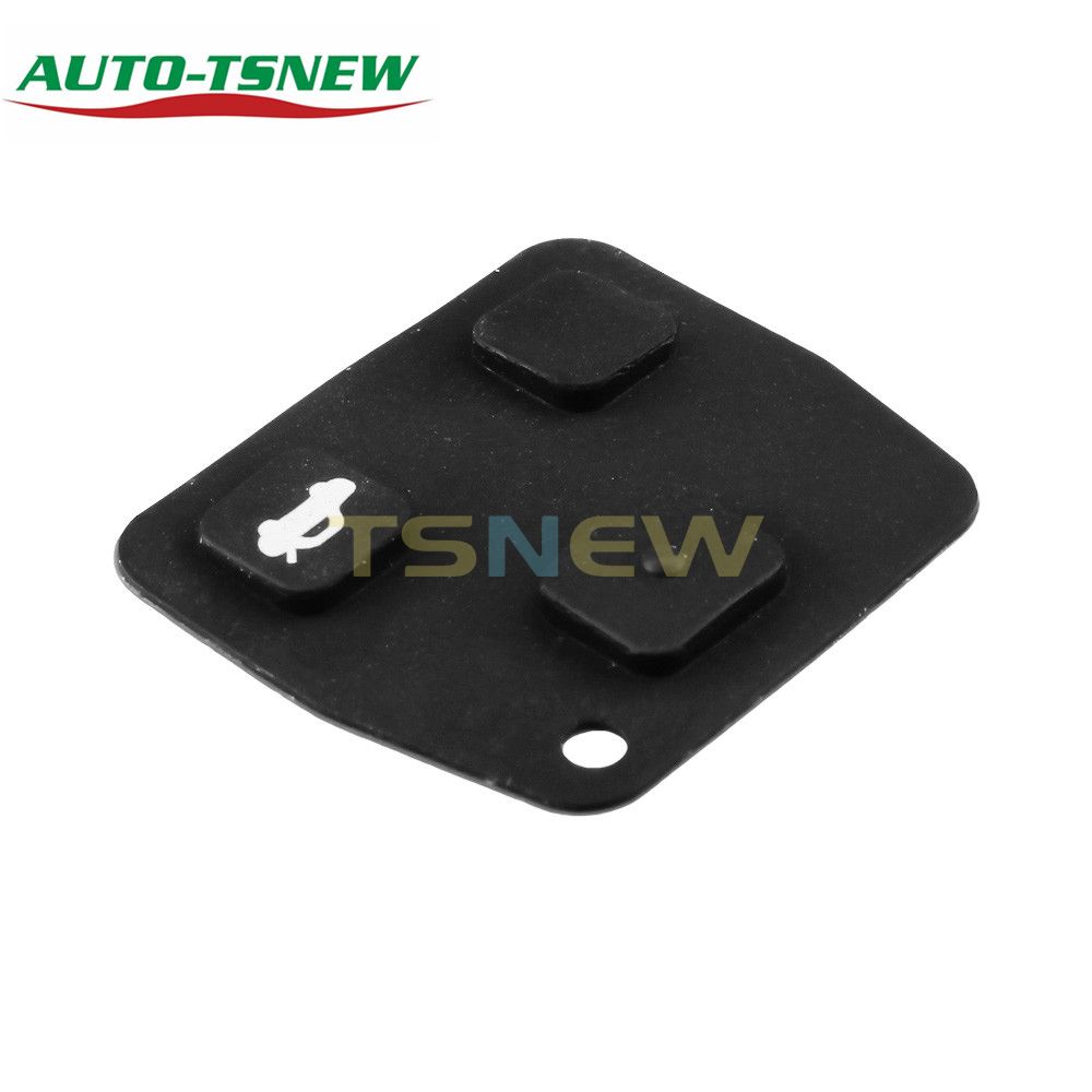 Straight Key Rubber Button Pad For Lexus Toyota Corolla Camry