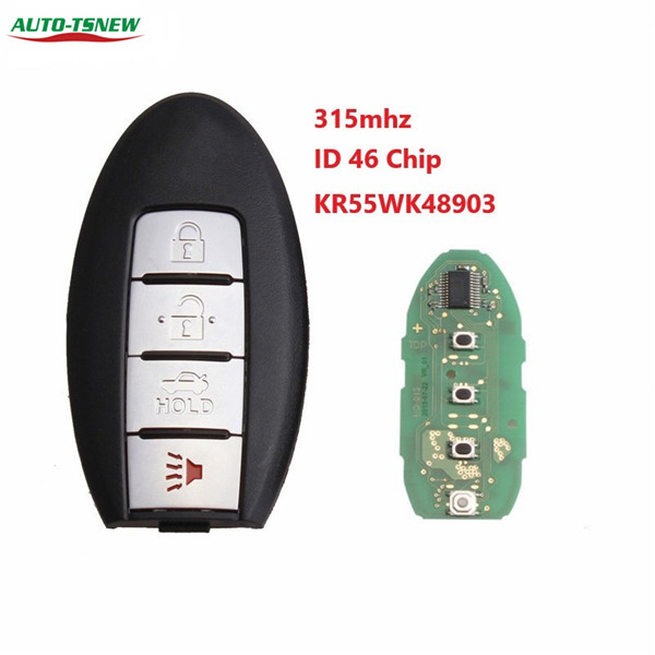 Infinite 3+1 button remote key blank