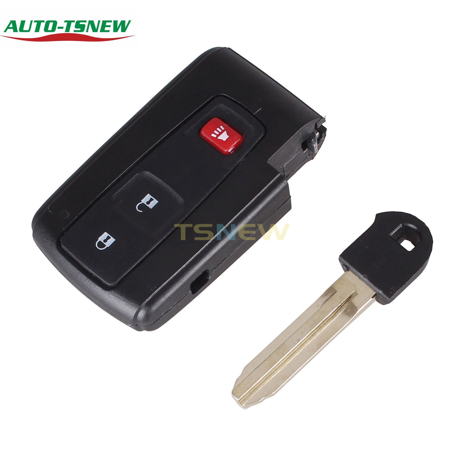 toyota 2+1 button flip remote key shell