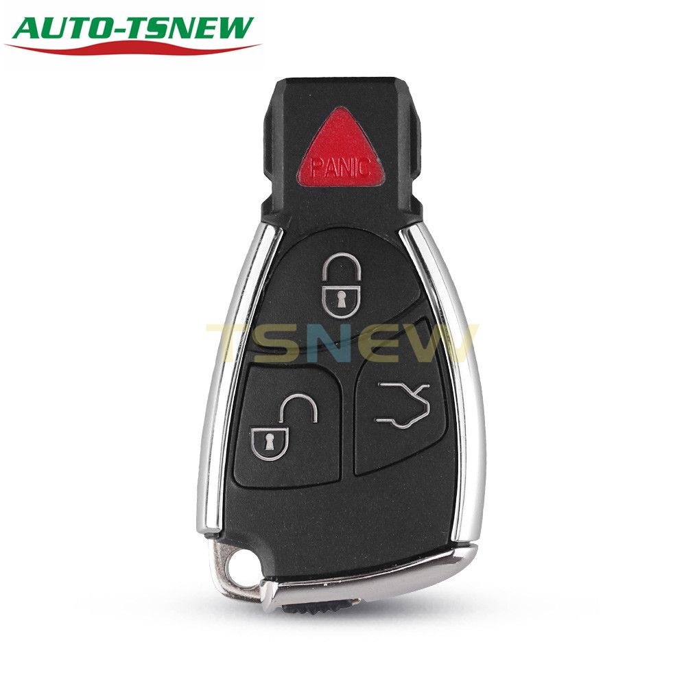benz 3+1 buttons key blank