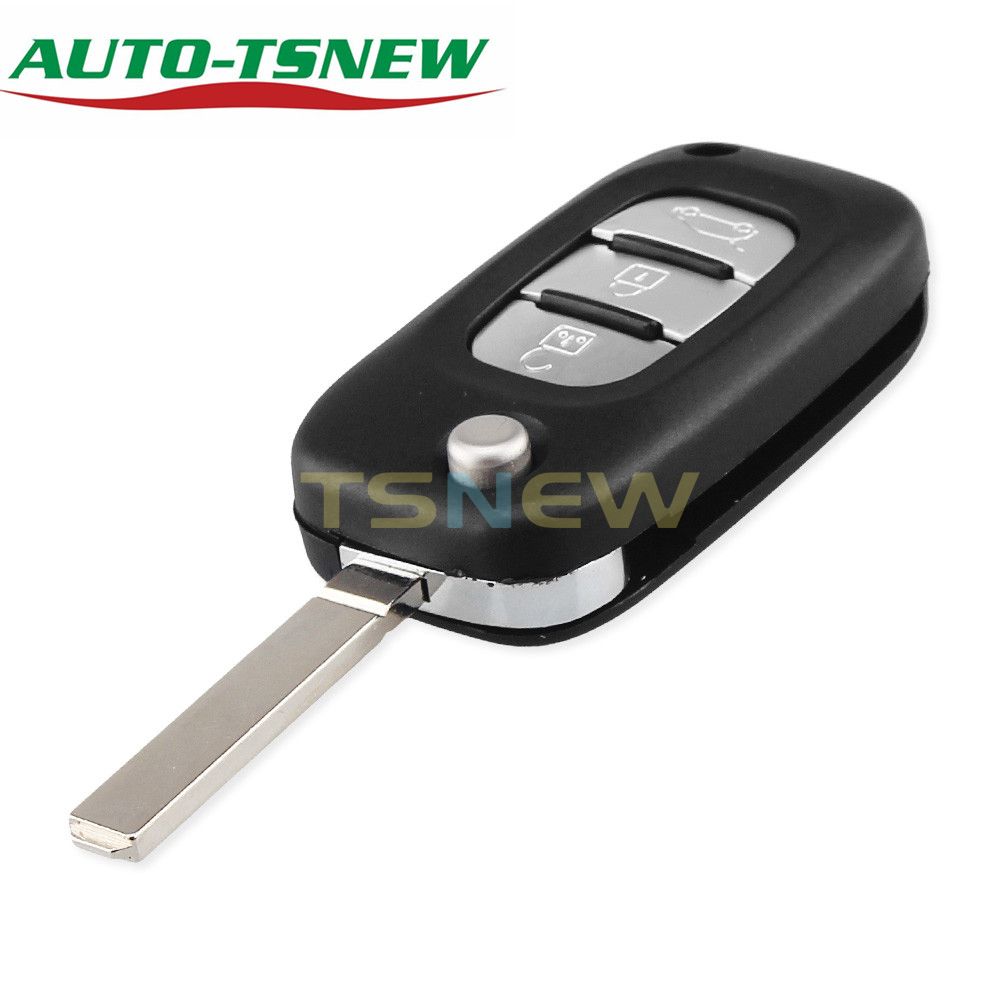 Renault 3 button remote key blank （no logo）