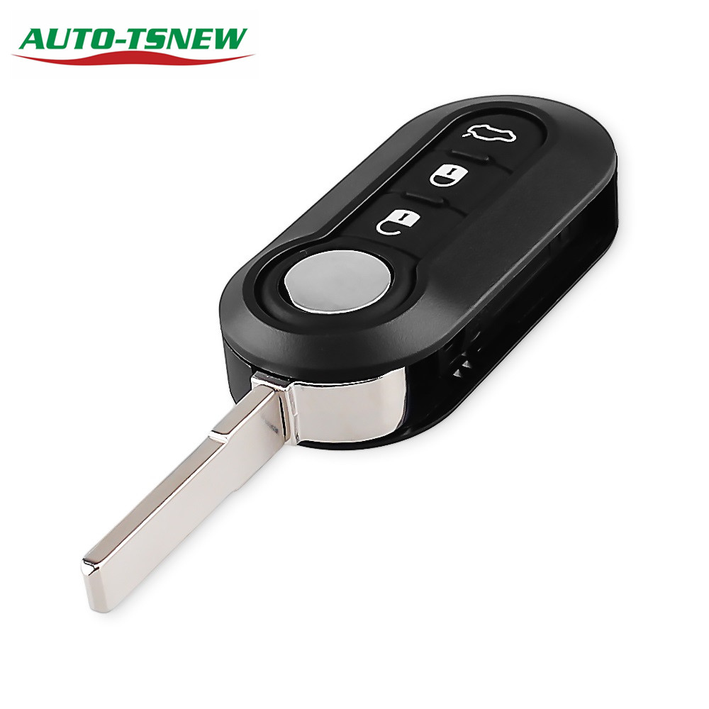 Fiat 3 button remote key blank