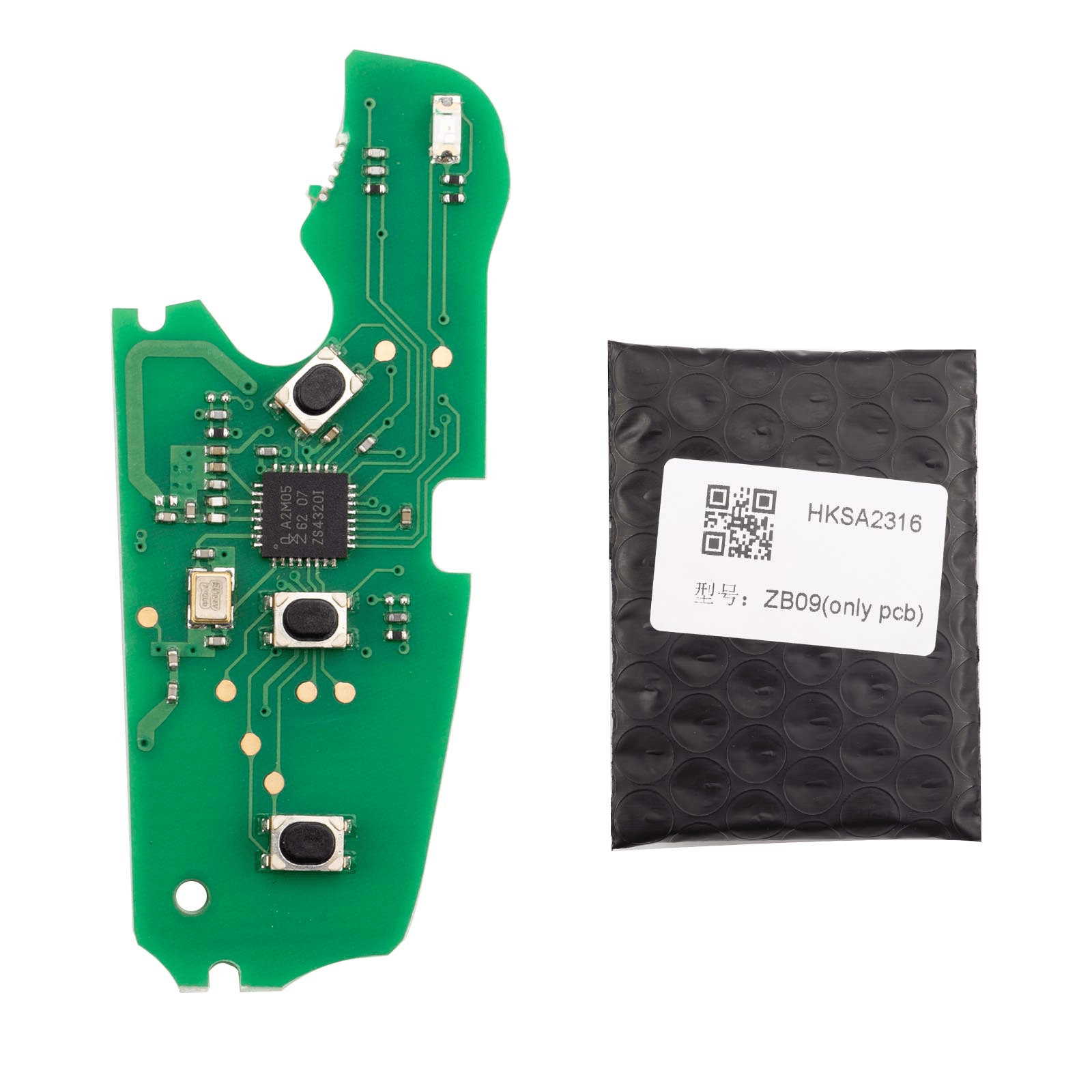 KEYDIY KD ZB09 Smart Key PCB (AD) for Audi Type 3 Buttons (Only PCB)