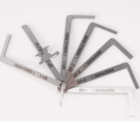 locksmith tool 7 pieces  kit replacement turning tool