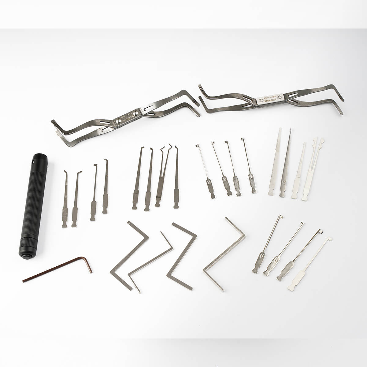 Hardware Tools Single Hook With LED Light And Tension Wrench