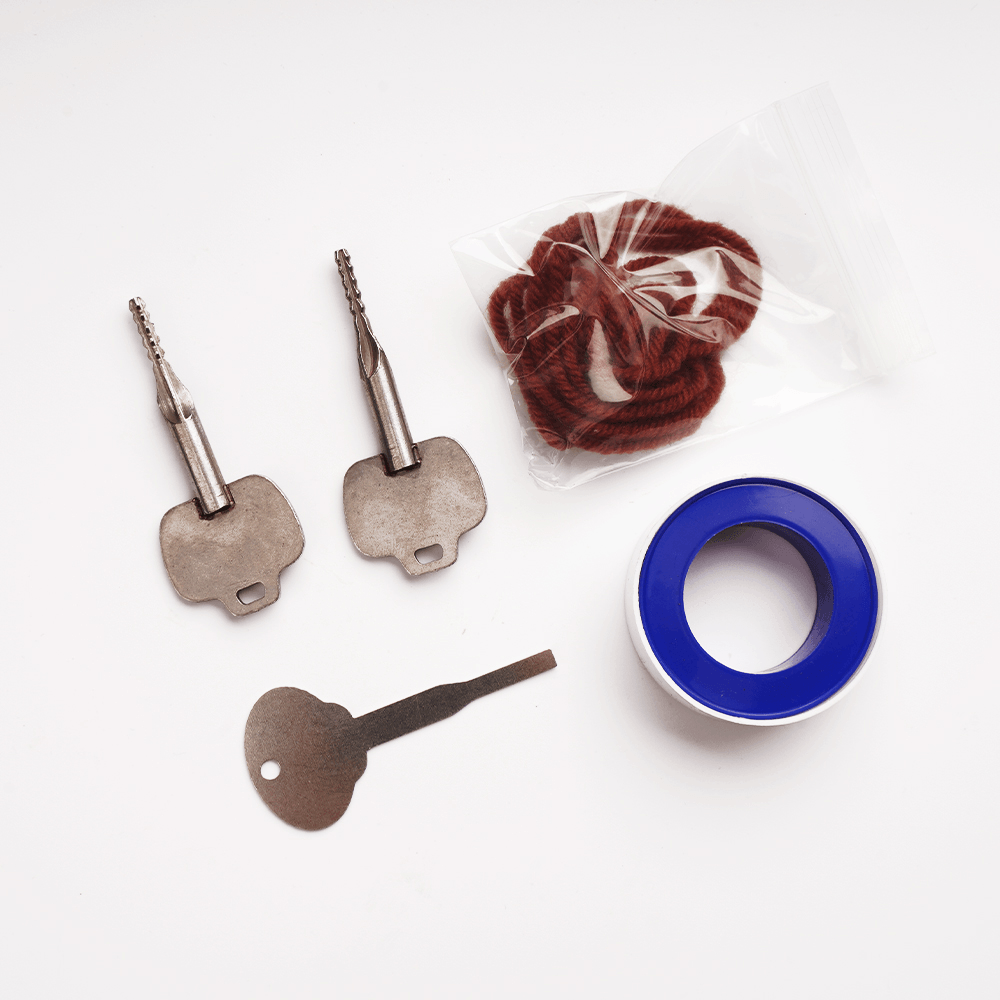 Cross Lock Universal Wool Quick Opening Key Stainless Steel Cross Key