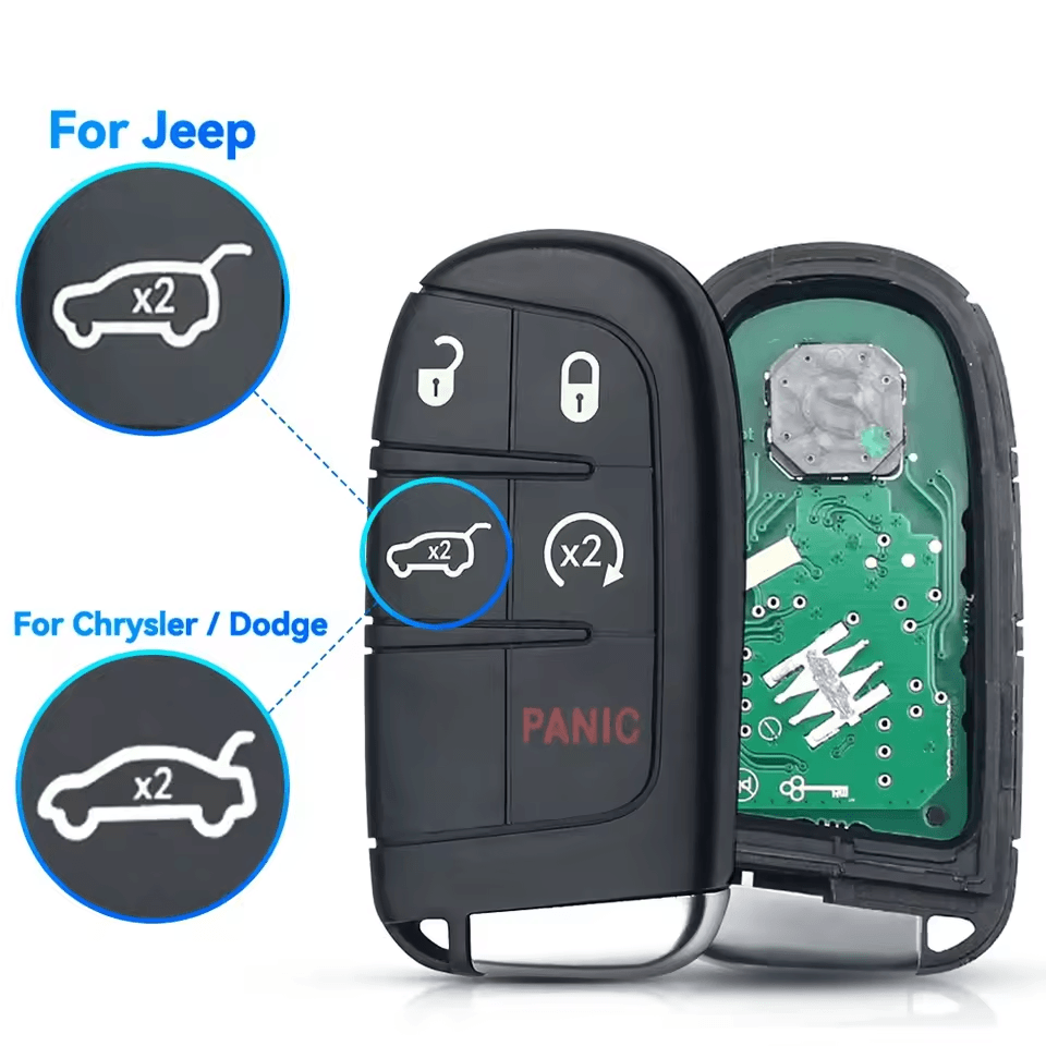 Smart Remote Key 433mhz ID46 Keyless For Jeep Grand Cherokee 2013-2020 SIP22 M3N40821302 For Dodge Journey Challenge