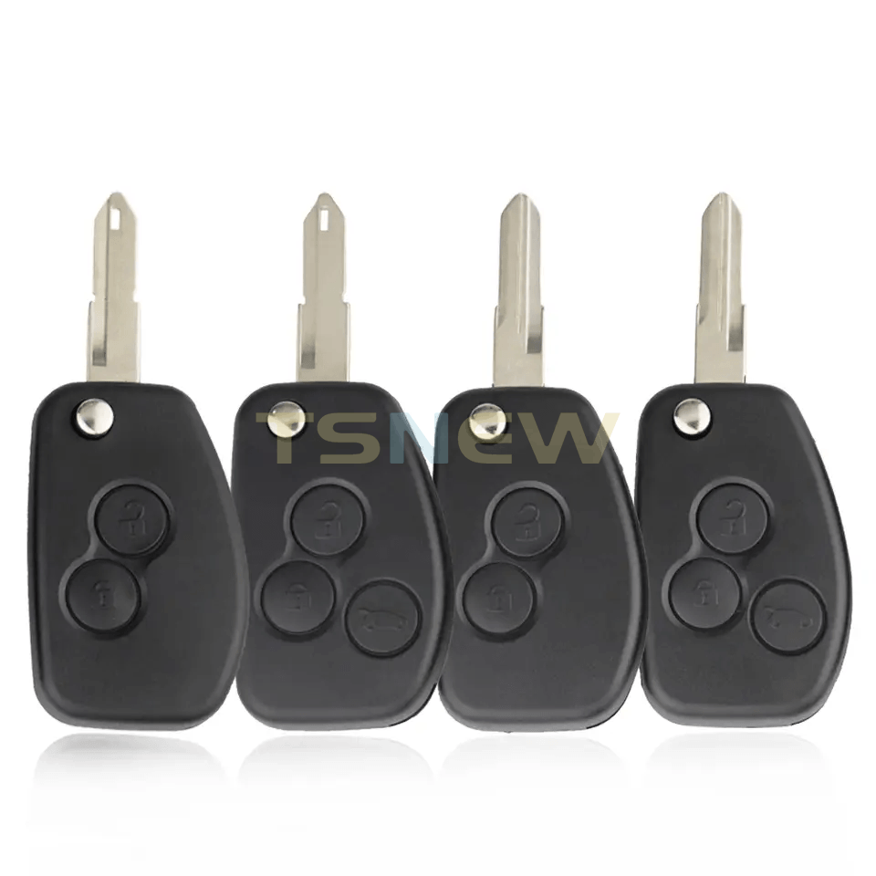 Modified Folding Key Shell For Renault Laguna Dacia 2/3 Buttons Straight Remote Refit Housing