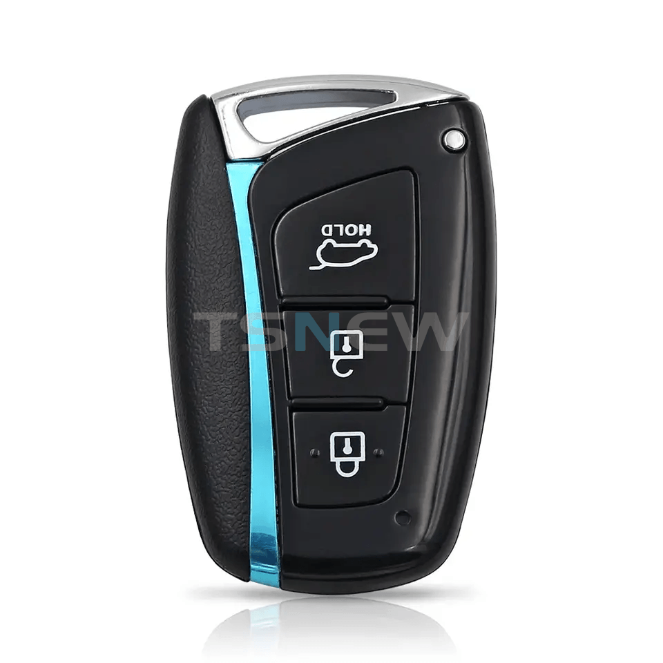 3 Buttons Smart Key Replacement Shell For Hyundai Santa Fe Coupe With Uncut Key Blade With Logo Without Chip