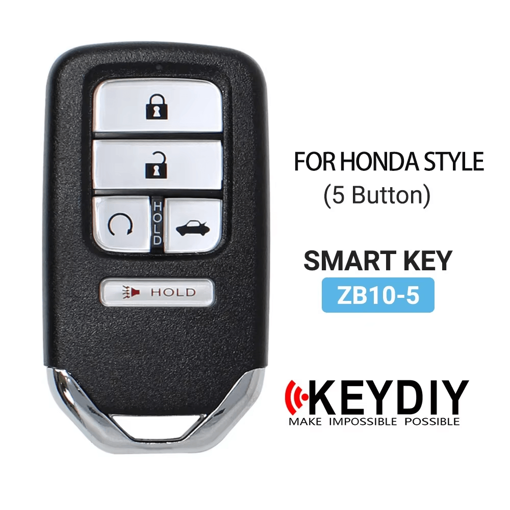 KEYDIY KD ZB10-5 Smart Remote Key for Honda Type 4+1 Buttons