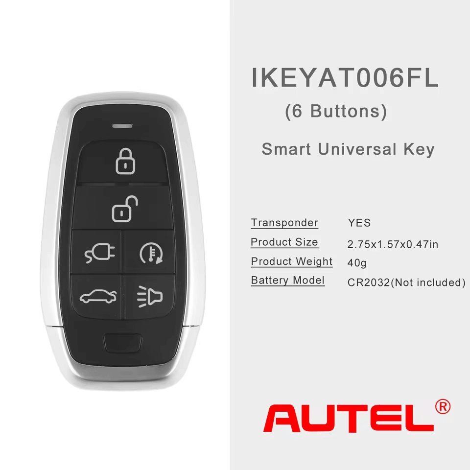Autel Ikey AT006FL&nbsp;Universal Smart Remote Key for KM100 IM508 IM608Pro II XP400