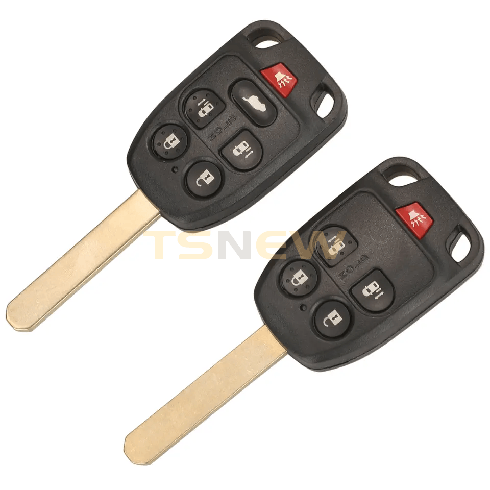 4/5 Buttons Straight Remote Key Replacement Shell With Inner Housing For Honda Car Key Fob Case