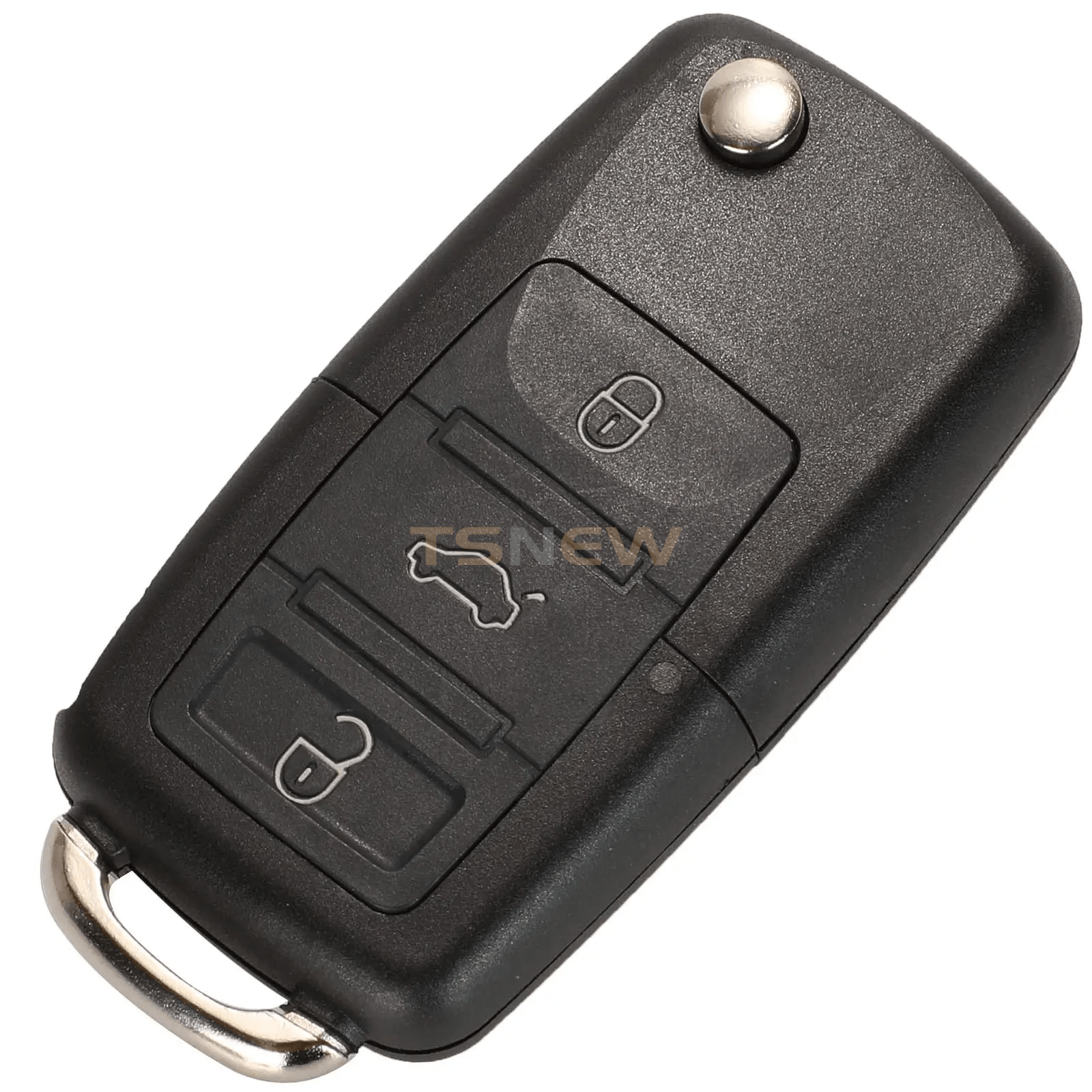 3 Buttons Flip Remote Key Replacement Shell Without Uncut Blade For VW B5 Golf Car Key Fob Housing