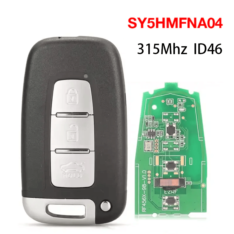 3 Buttons Remote Car Key, 315MHz ID46 Chip, SY5HMFNA04 For Hyundai Kia