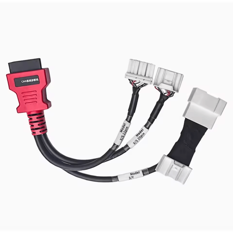 For Tesla CAN Bus Diagnostic Cable 1-to-3 Splitter - OEM for Autel/LAUNCH/xTool EV Scan Tools
