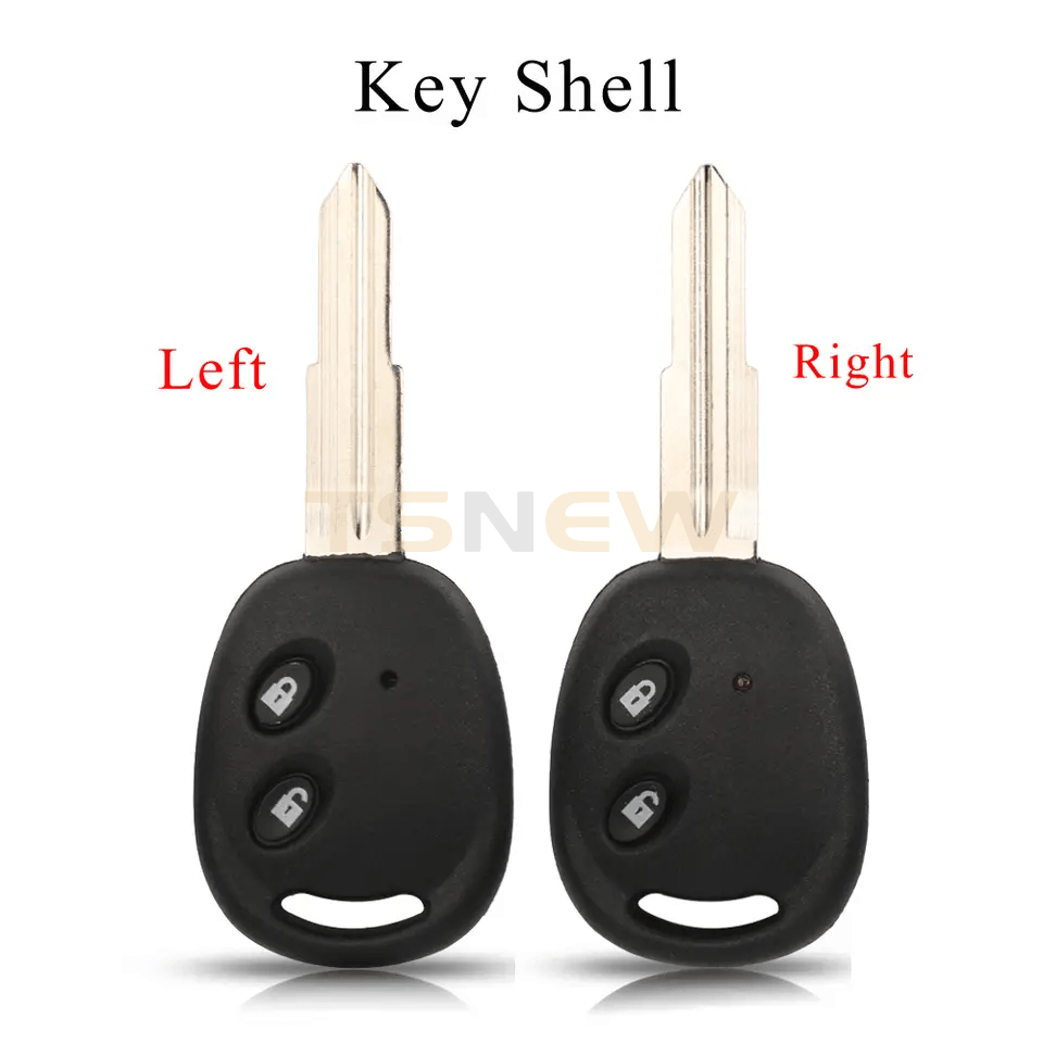 2 Button Straight Remote Key Shell For Chevrolet Spark（Lechi）With Key Blade & Button Pattern Notice