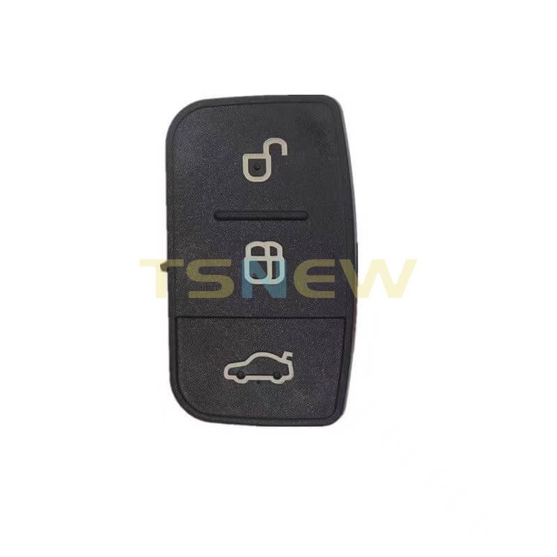 For Ford Mondeo Focus 3 Buttons Rubber Button Pad Replacement Key Shell