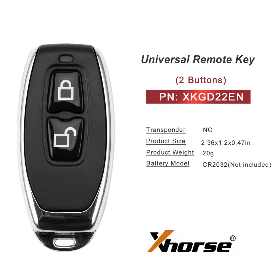 Xhorse XKGD22EN Wire Remote Key Garage Door English Version
