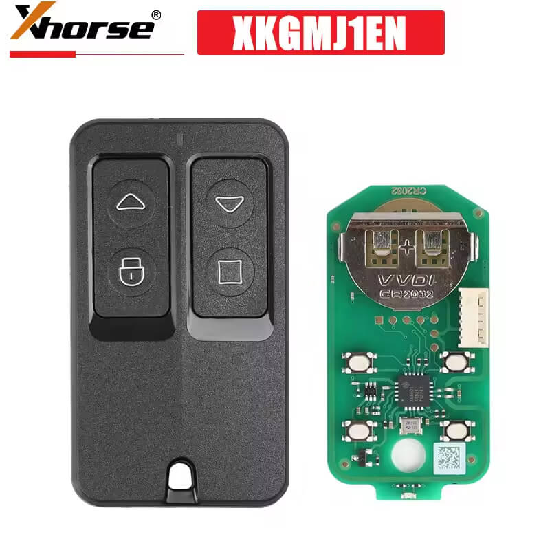 XHORSE XKGMJ1EN 4 Buttons Universal Garage Remote for Mini Key Tool, VVDI2, Key Tool Max, VVDI KEY TOOL PLUS PAD