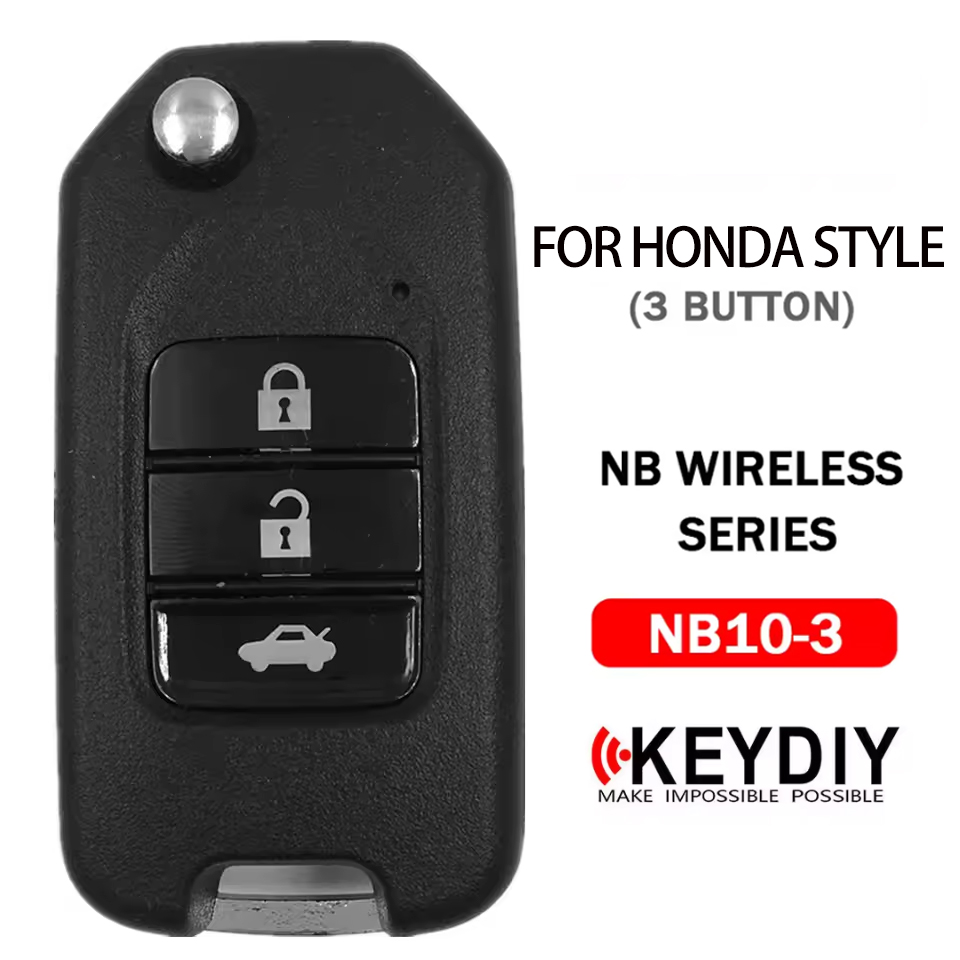 KEYDIY KD NB10-3 Flip Remote Key for Honda Type 3 Buttons