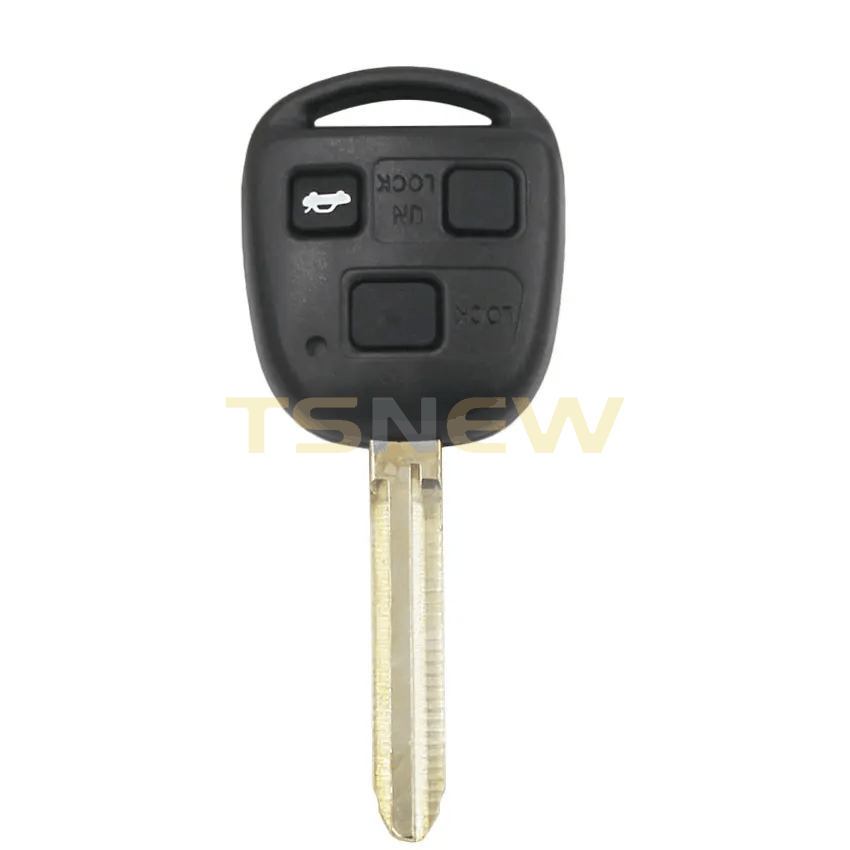 Straight Smart Remote Key Replacement Shell For Toyota Corolla Camry Car Key Fob Housing