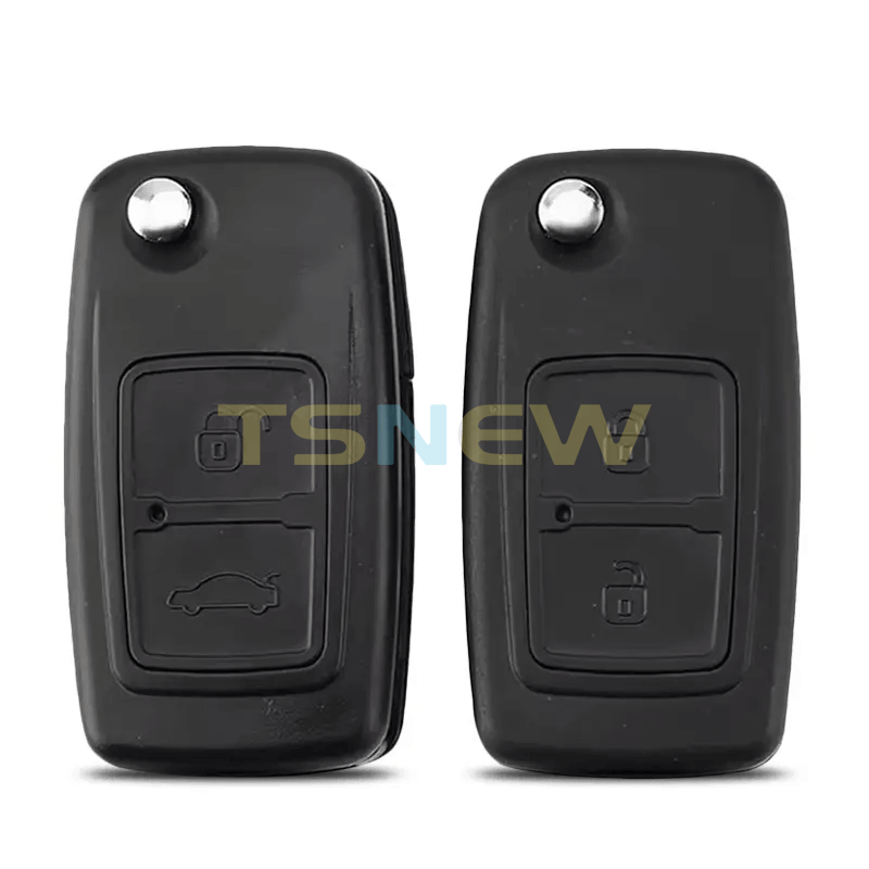 For Chery A5 Qiyun 2 Buttons Flip Car Key Shell Replacement Auto Remote Fob Cover Empty Key Case