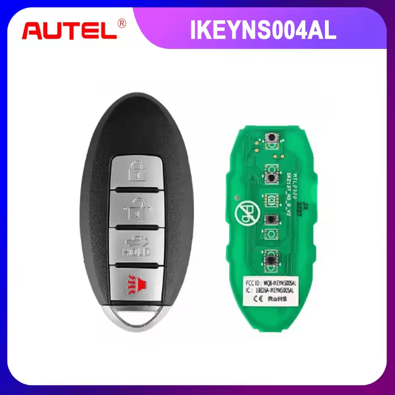 Autel IKEY IKEYNS004AL NS004AL Universal Smart Remote Key 4 Buttons For Nissan For Autel Smart Key For KM100 IM508 IM608