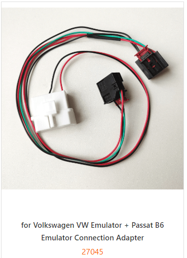 for Volkswagen VW Emulator + Passat B6 Emulator Connection Adapter
