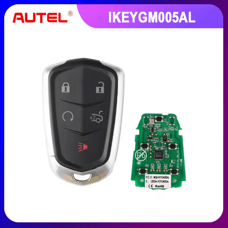 AUTEL IKEYGM005AL GM005AL FOR GM-FOR Cadillac 5 Buttons Smart Universal Key