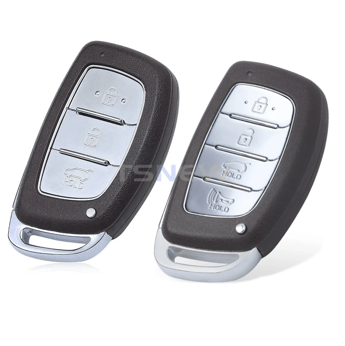 Smart Remote Key Replacement Shell With Small Key Blank For Hyundai New Tucson, Empty Car Key Fob Housing Without Circuit Board