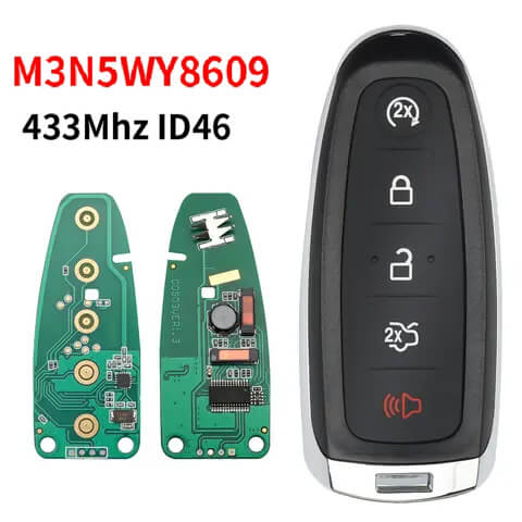5 Button Remote Key 433MHz BT4T-15K601-CX M3N5WY8609 For Ford