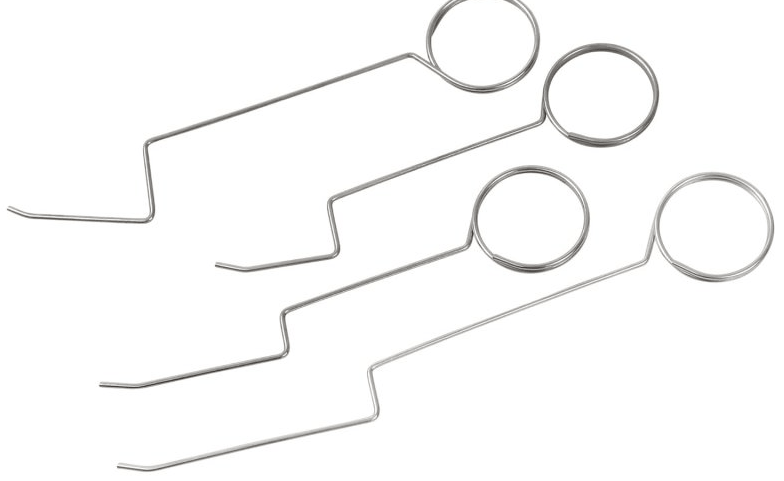 4Pcs Locksmith Tool Kit with Hooks Suitable for Beginners To Practice Locksmith Training, Disassembly and Pickin
