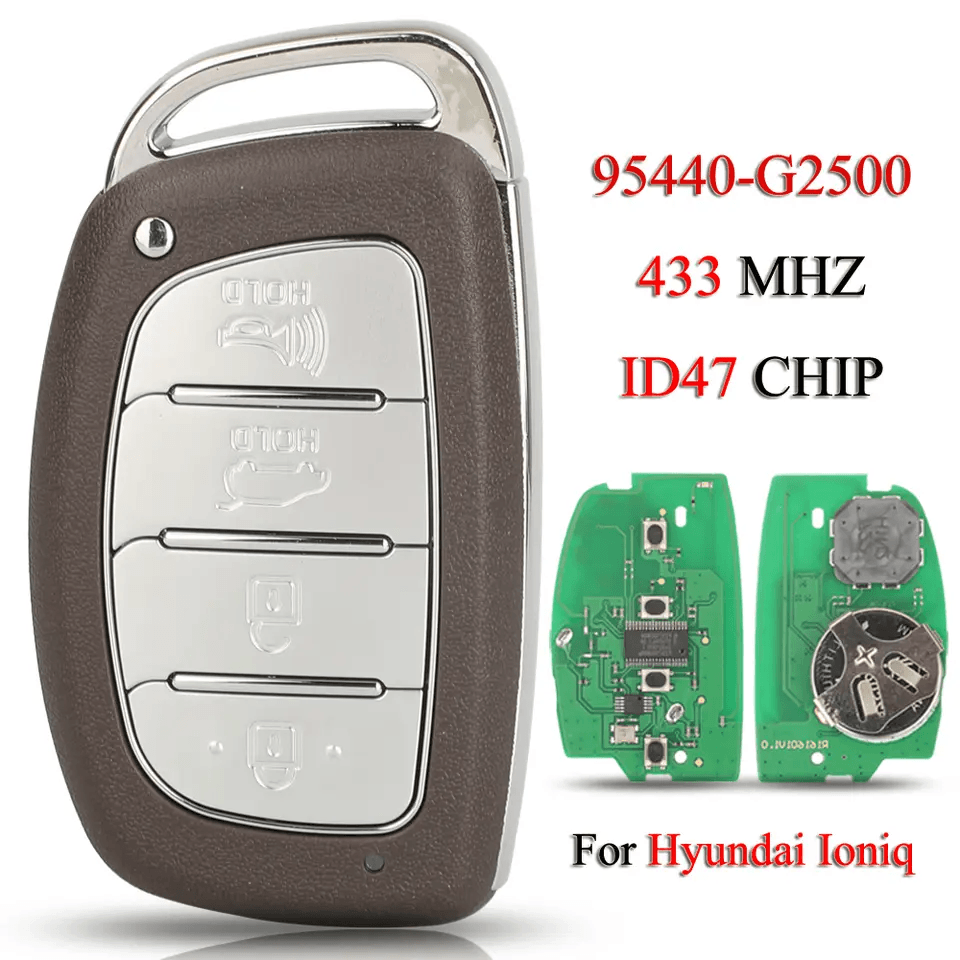 4 Buttons Smart Remote Car Key 433MHz ID47 Chip OE 95440-G2500 For Hyundai