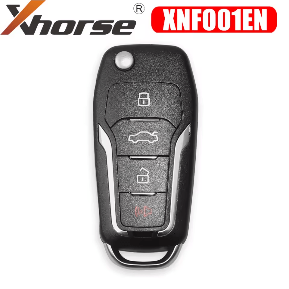Xhorse XNFO01EN Wireless Universal Remote Key 4 Buttons For F-ord English Version