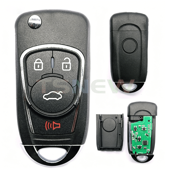 Modified Flip Remote Key With 293/300 Full Automatic Switch Program For Brazil Positron Car Anti-theft Alarm System
