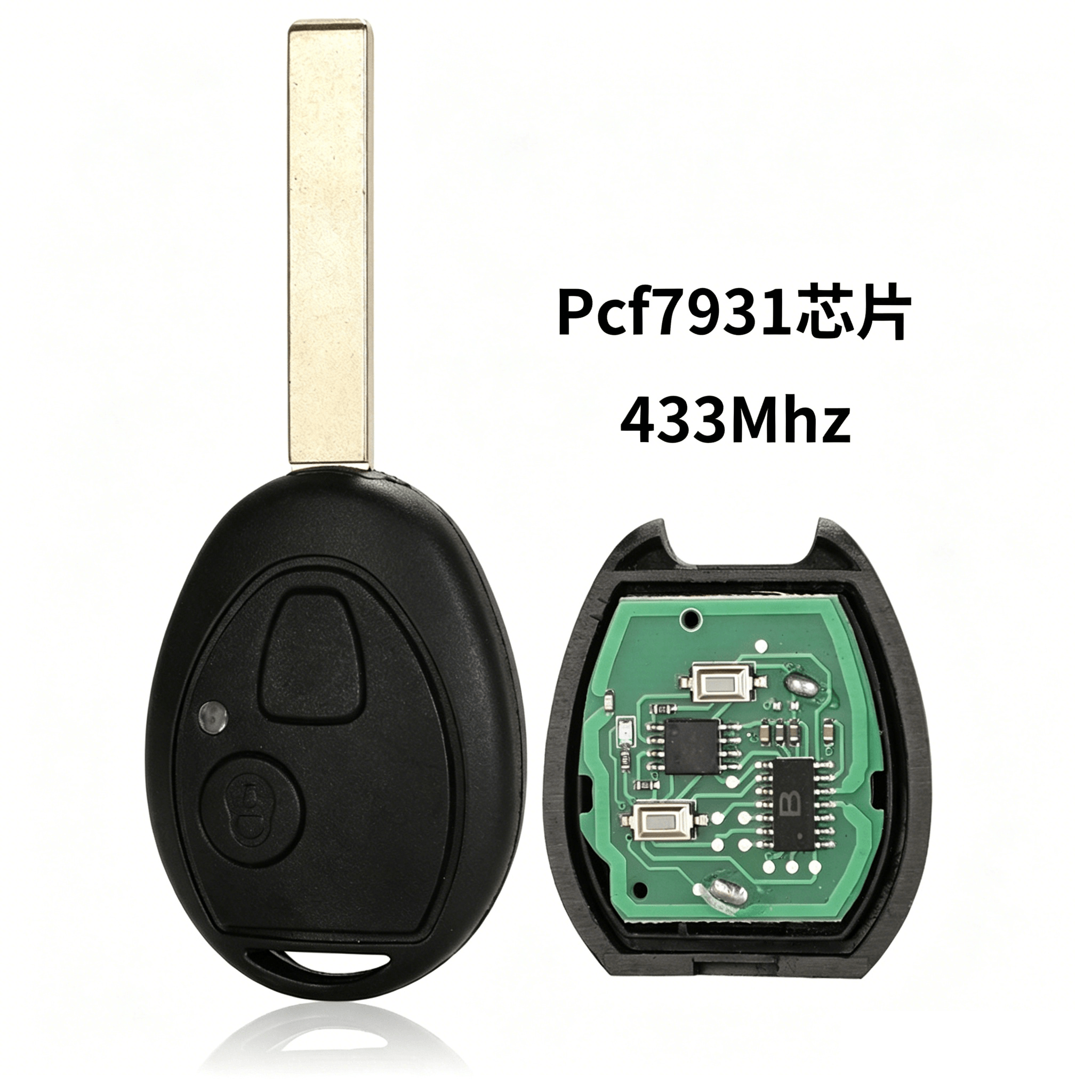Remote Car Key Fob 433MHz PCF7931 Transponder Chip For BMW And Land Rover