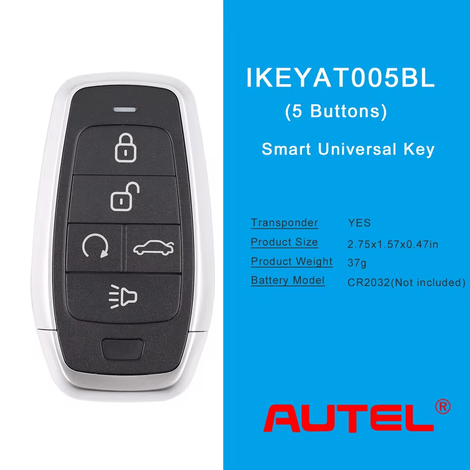 Autel Ikey AT005BL Universal Smart Remote Key Use for KM100 IM508 IM608Pro II XP400Pro