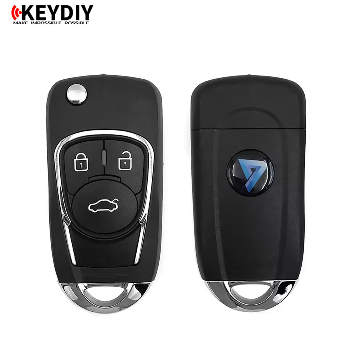 KEYDIY KD B22-3 Flip Remote Key for Buick Type 3 Buttons