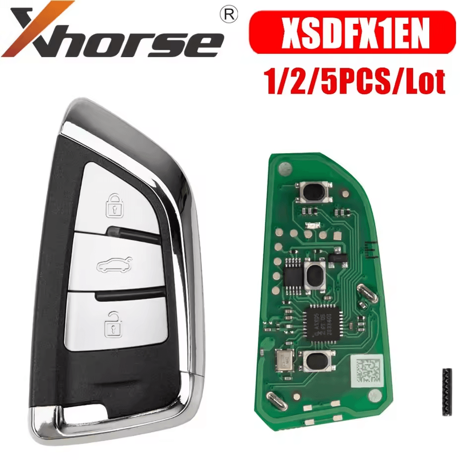 Xhorse XSDFX1EN 3 Buttons Small Knife Style Universal Smart Key