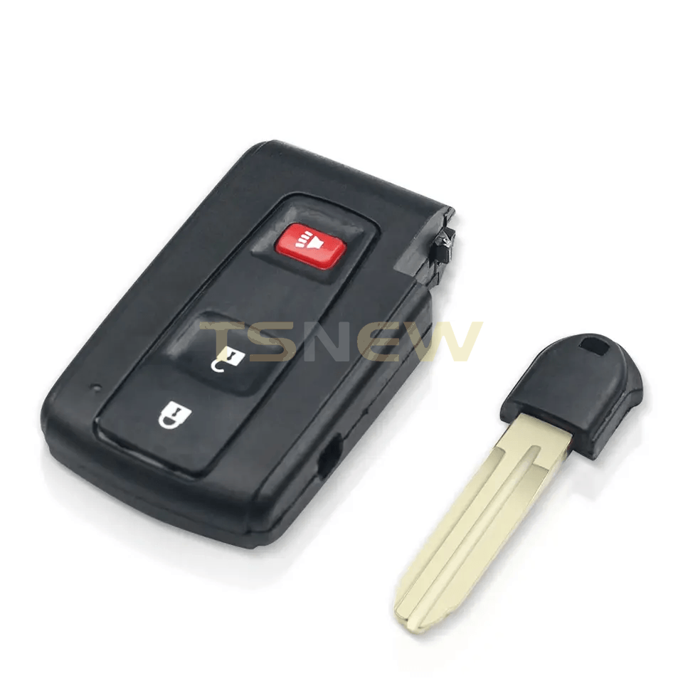 2+1 Button Smart Key Shell With Slot Small Blank For Toyota Prius Remote Fob
