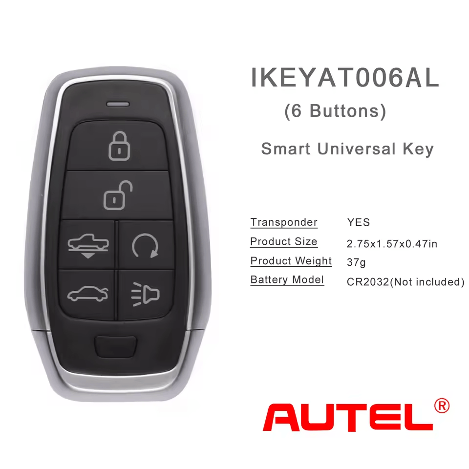 Autel Ikey AT006AL Universal Smart Remote Key for KM100 IM508 IM608Pro II XP400