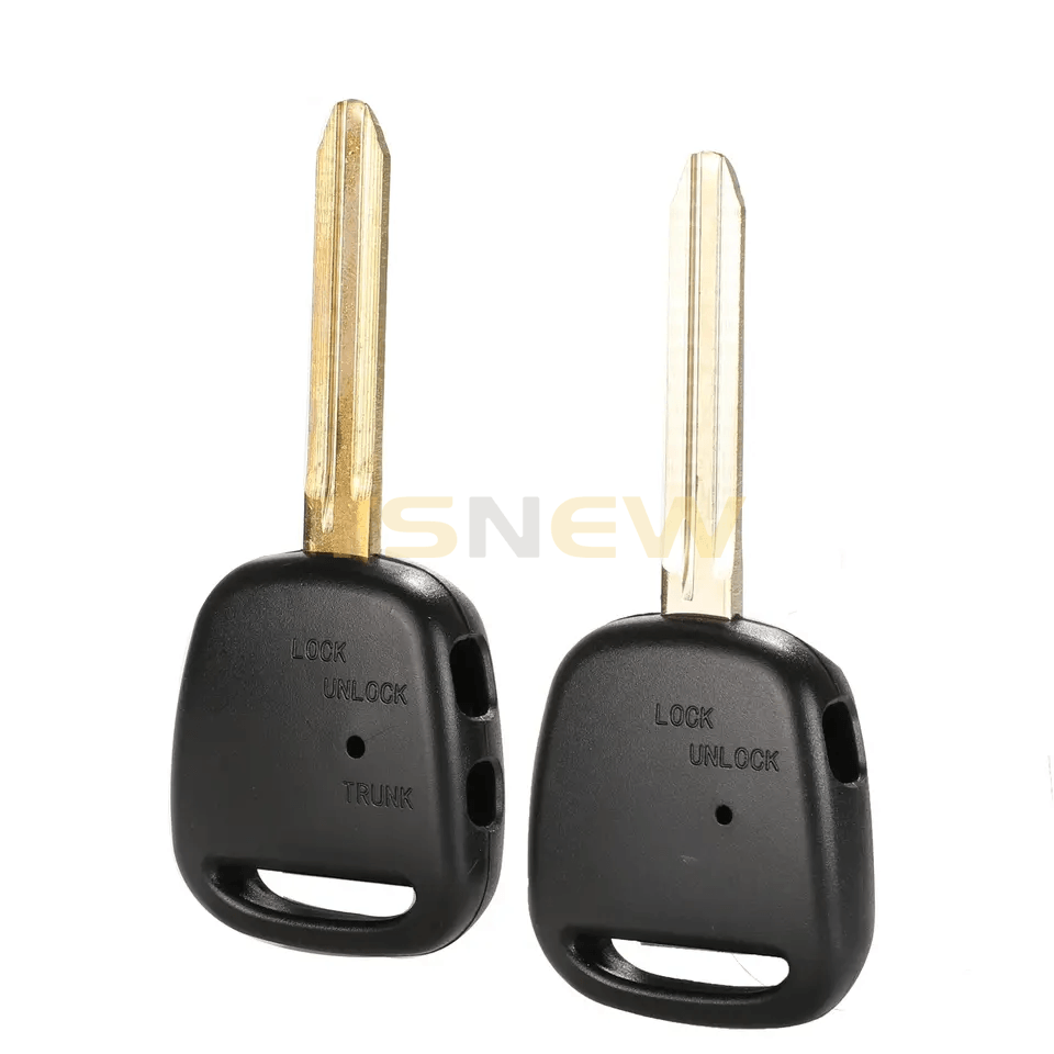 Side 1/2 Button Key Shell TOY43 For Toyota Crown Corolla