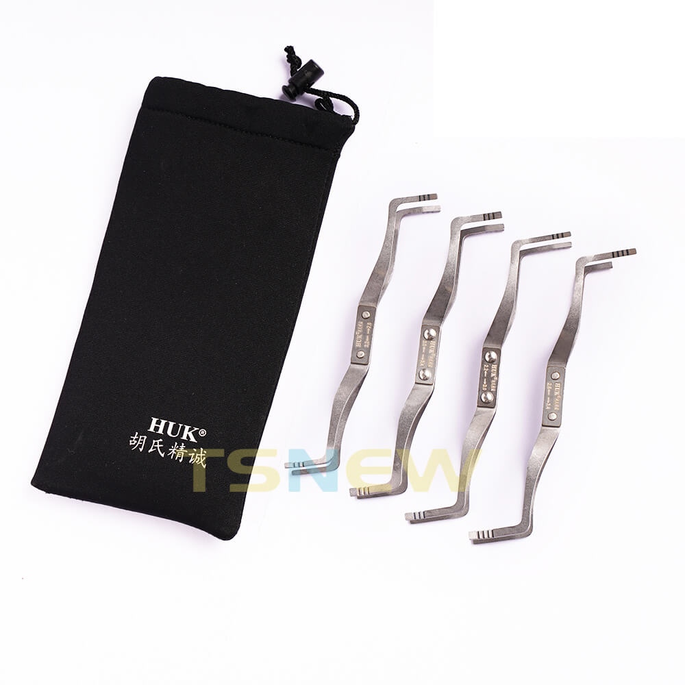 4pcs/set Auto Locksmith Y Tension Wrenches Tools for Car Adjustable Tool